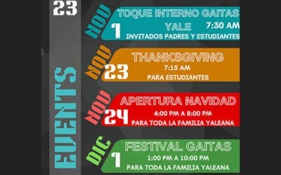 ¡Bienvenidos al último trimestre del año 2023 en el Colegio Yale!